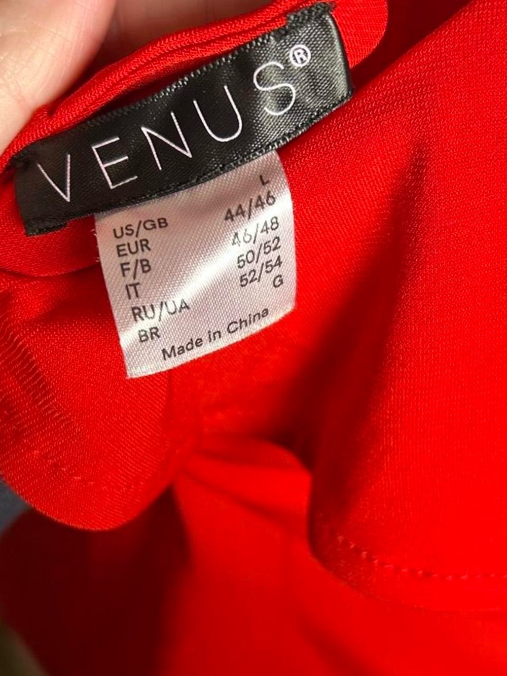 Venus Red V-Neck Ruffle Sleeve Top - Picture 3 of 4